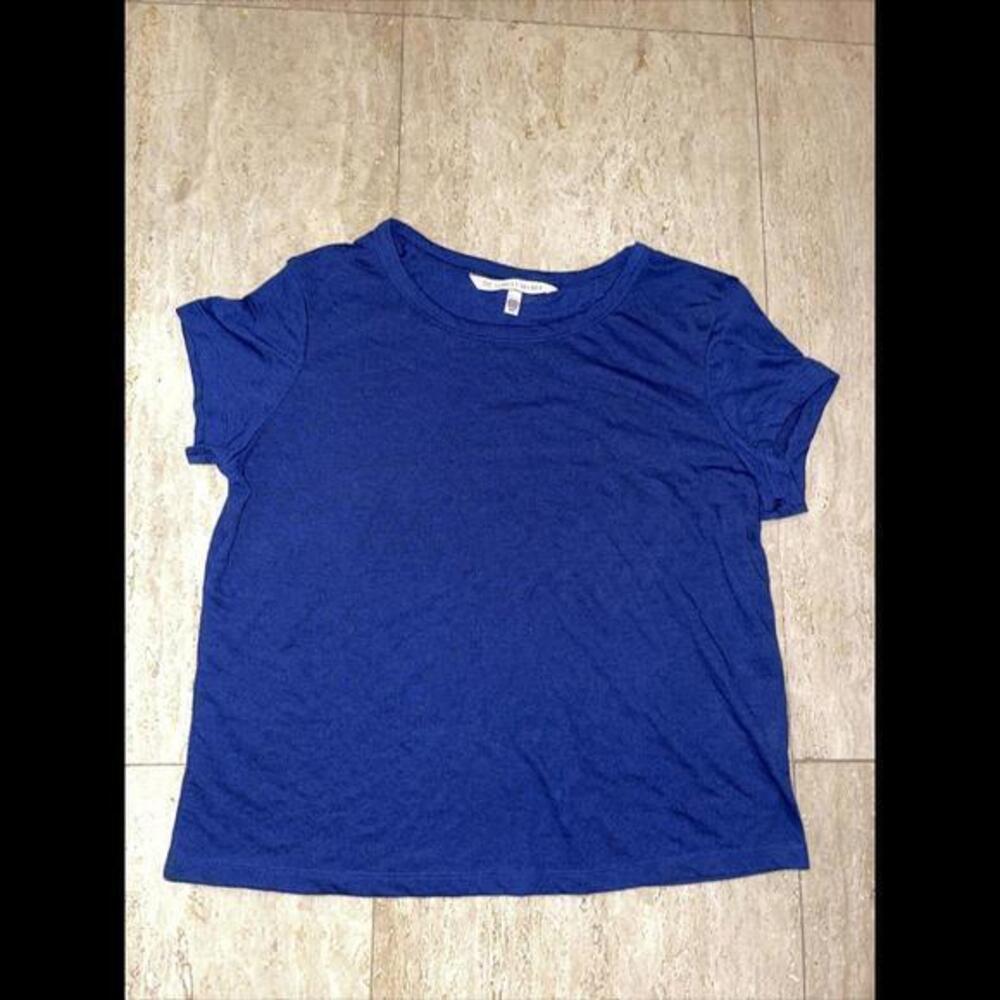 Victoria's Secret Small Blue Short Sleeve‎ Shirt Boxy Cropped